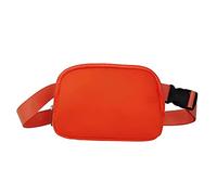 Sac banane unisexe pour homme et femme - Petit sac à bandoulière pour femme - Sac banane Peak Gear (orange, taille unique)