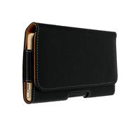 Sac banane universel en similicuir pour smartphones taille XXL - Noir