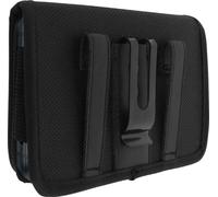 Sac banane universel, taille L, avec clip et passant pour ceinture - Noir