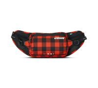 Sac Banane USWE Flannel 2L Noir/Rouge Noir,Rouge