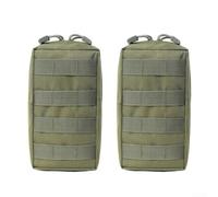 Sac banane utilitaire avec trou de drainage pour doublure en vinyle - pour fixation de sac à dos de camping et de randonnée, noir, vert kaki (vert militaire)