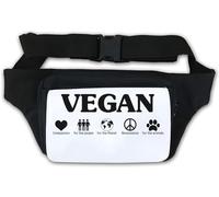 Sac banane Vegan Compassion for The People for The Planet Nonviolance for Animals Blanc
