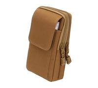 Sac banane vertical en tissu Oxford pour homme, sac banane multifonction pour entraînement, voyage d'affaires, étui de téléphone à la taille Oxford, kaki