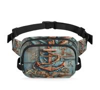 Sac banane vintage avec ancre nautique multifonction pour voyage, sport, course à pied, sac banane pour femmes, hommes, filles, garçons, couleur, XL, Organiseur de sac