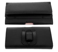 Sac banane vintage avec clip et passant Smartphones taille XXL - Noir