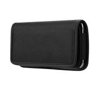 Sac banane vintage pour homme en tissu Oxford Pochette de téléphone Ceinture de sport Ceinture de hanche Holster Portefeuille de transport pour sac à main, XL