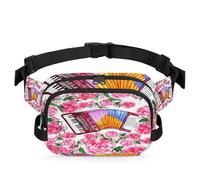 Sac banane vintage rose pour instrument de musique, sac banane multifonction pour voyage, sport, course à pied, sac banane pour femmes, hommes, filles, garçons, couleur, XL, Organiseur de sac