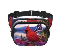Sac banane violet Morning Glory - Petit sac banane tendance - Sac banane léger pour femme et homme - Pour la course à pied, l'entraînement, la randonnée, les voyages