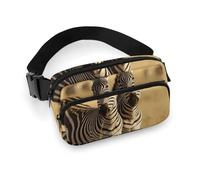 Sac banane, zèbres dans la savane, sac banane universel, sac banane portable, sac banane durable, sac de taille épais, zèbres dans la savane, 20 x 13 cm, moderne, Zèbres dans la savane, 20x13cm,