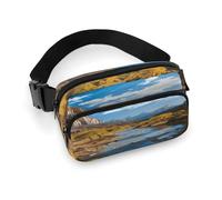 Sac banane Zion National Park imprimé, sac banane léger pour voyage, sport, randonnée, course à pied, parc national de Zion, 7,9 x 13 cm, Parc national de Zion, 7.9 X 5.1 in