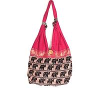 SAC BANDOUILÈRE ETHNIQUE HIPPIE ELEPHANT BOBO ROSE