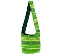 SAC BANDOUILÈRE ETHNIQUE HIPPIE OM BOBO VERT ANIS