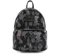 Sac bandouli re double pour femme Loungefly Disney Villains avec imprim en relief