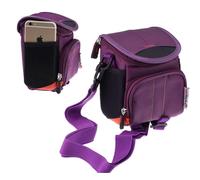 Sac bandouli re violet Navitech compatible avec la cam ra Sony ZV-1F Compact Vlogger