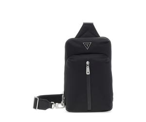 Sac bandouliÃšre avec zip vertical Guess Noir TU