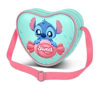 Sac bandouliÃšre de bonbon Karactermania Disney Stitch Vert 15,5x21x6,5 cm