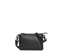 Sac bandouliÃšre en cuir Mandarina Duck Mellow Noir 15x23x9 cm