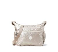 Kipling Sac à bandoulière Gabbie Effet métallisé Argenté