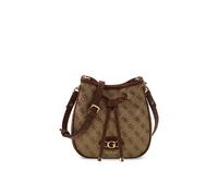 Sac bandouliÃšre mini femme Guess Samantha Marron TU