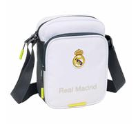 Safta Sacoche Real Madrid 25/26 Mini Crossbody – bandoulière réglable, 2 zips – taille unique