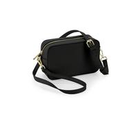 Sac bandouliÃšre simili cuir Bag Base Boutique Noir 1,5 L