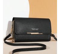 Sac bandoulière à rabat en PU à la mode, sac à main élégant pour femme, porte-monnaie et portefeuille pour femme brun,noir,rouge,rose,Vert foncé,bleu,Bordeaux,gris,jaune,Rose foncé,Bleu foncé,Bleu cie