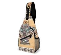 Sac Bandoulière Art Navajo Du Sud-Ouest Des États-Unis Pliable Sacs À Dos Porté Travers Unisexe Bandouliere Pour École Randonnée Sport