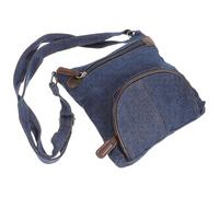 Sac Bandoulière Bleu Denim pour Femmes, Style Décontracté avec Poche | Capacité, pour Cosmétiques, Téléphone et Clés, Usage Scolaire ou Quotidien, Présent Pratique