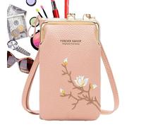 Sac Bandoulière Compact - Petit Sac Porte-Passeport En Sacoche Pour Femme - Portefeuille Portable Avec Porte-Téléphone Pour Décontracté, Soirée En Amoureux, Trajets, Sport, Shopping, Vacances
