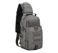 Sac Bandoulière de Cyclisme Tactique, Sacoche à Bandoulière Multifonctionnelle, Poche à Dos Portable Molle avec Fermeture Éclair Inversée pour l'alpinisme et la Randonnée en Plein Air