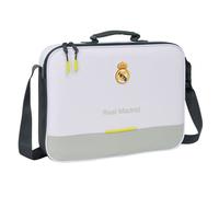 safta Real Madrid EQUIPACIÓN 25/26 - Portefeuille extrascolaire, porte-tout, bandoulière, confortable et polyvalent, qualité et résistance, 38 x 6 x 28 cm, blanc, M, Décontracté