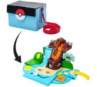 Sac bandoulière du dresseur Pokémon - BANDAI - Espace de jeu complet - Multicolore