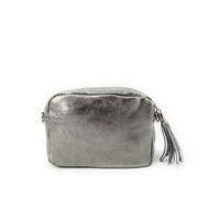 Sac bandoulière en cuir grainé LITTLE SEVILLE Argent moyen