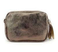 Sac bandoulière en cuir grainé LITTLE SEVILLE Champagne