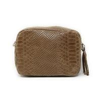 Sac bandoulière en cuir grainé SEVILLA ZOO - OH MY BAG - Marron - Femme - 19x14x6cm