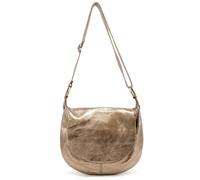 Sac bandoulière en cuir italien LITTLE CITIZEN Champagne