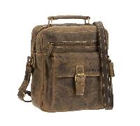 Sac bandoulière en cuir L "Vintage" 1665-25