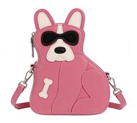 Sac bandoulière en forme de chien, sac à main mignon en cuir PU, sac à dos original avec design animal pour femmes, parfait pour les courses, les anniversaires et les fêtes