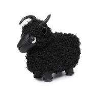 Sac bandoulière en forme de mouton, joli sac à main en forme d'animal, sac à bandoulière léger et original pour les tenues de tous les jours et un style décontracté(Black)