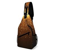 Sac Bandouliere Étoile À Paillettes 3D Vintage Sacs Bandoulière Sécurité Élevé Sac À Main Anti-Vol Sac Business Pour Voyages Course À Pied Loisir