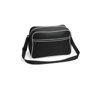 Bagbase Sac à bandoulière rétro noir et blanc