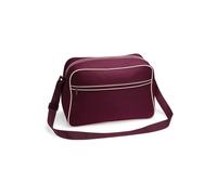 BagBase Sac bandoulière Rétro BG14 mixte Bordeaux/sable