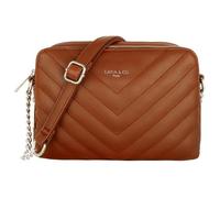 Sac Bandoulière Femme - CRAZYCHIC - Cuir PU Matelassé - Sac Epaule 2 Compartiments - Marron Cognac