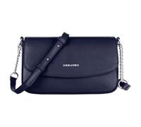 Sac Bandoulière Femme - David Jones - Petit Sac Epaule Rectangle Cuir PU - Sacoche Téléphone - Bleu