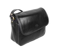 Sac bandoulière femme KATANA en cuir ref 82514 taille moyenne (3 coul.disp.) (noir)