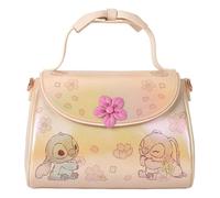 Loungefly Sac à bandoulière Stitch Adorable Rs473097 Disney Cuir végétalien Beige