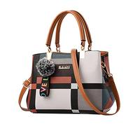 Sac Bandoulière Femme Sac A Main Bandoulière Femme Marron Pochette Bandouliere Petit À Vintage Rouge Besace Plusieurs Compartiments Cuir Chic Tendance Taille Unique Noir Cours Lycee Sacs En Sacoche