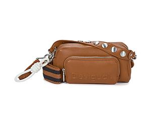 Sac Bandouliere femmes Desigual BAG HALF LOGO FW24 PRADES CONT Marron Unique