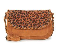 Sac Bandouliere femmes Pieces PCBINIA SUEDE CROSS BODY Marron Unique