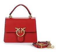 Sac Bandouliere femmes Pinko LOVE ONE TOP HANDLE MINI LIGHT VITELLO SETA Bordeaux Unique
